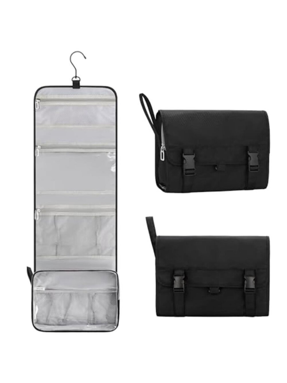 Hanging Toiletry Bag Waterproof Large Travel Kit Men Women Makeup Organizer